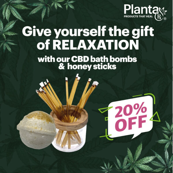 CBD BATH BOMB + 3 HONEY STICK