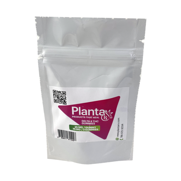 Planta Rx  Delta 8 THC Gummies Sample Bag 75mg