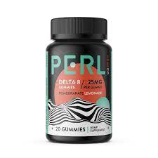 Perl Delta 8 THC Gummies – Pomegranate Lemonade 25mg 20 Count