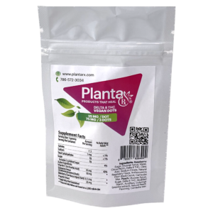 Planta Rx Delta 8 THC VEGAN Gummies  Sample Bag 75 mg