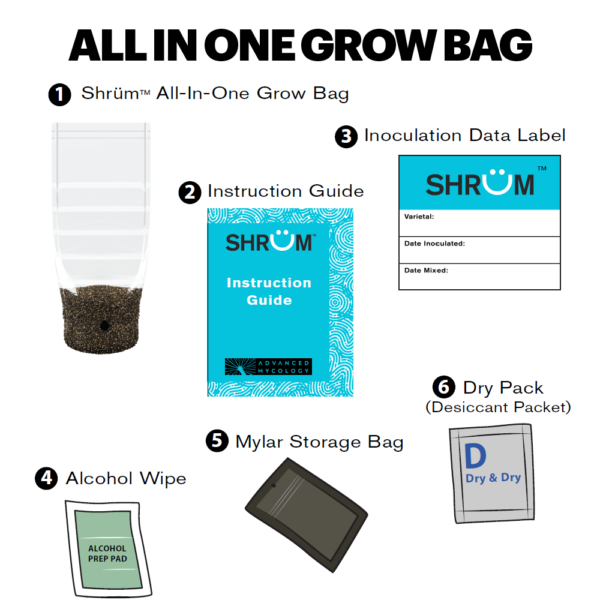 SHRUM Grow Kit – All in One Psilocybin Grow Bag