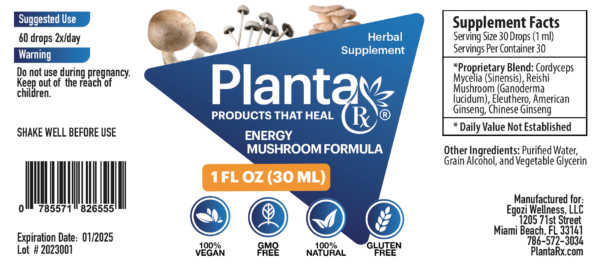 PlantaRx®  Mushroom Formula Extracts