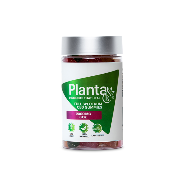 Planta Rx Full Spectrum CBD Gummies 2000 mg; 8 oz; 80 pieces