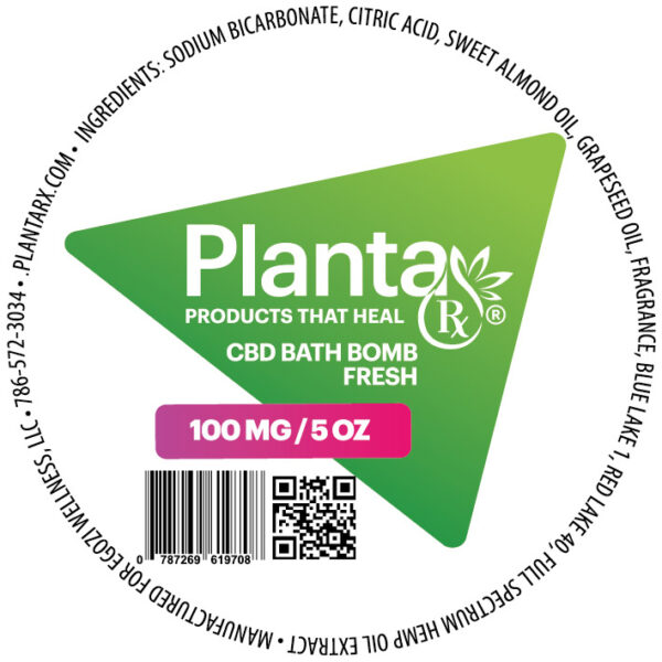 Planta Rx Bath bombs 100 mg Fresh