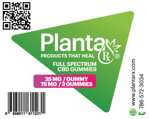 Planta Rx CBD Gummies  Sample Bag  75 mg
